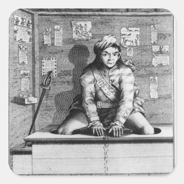 Adesivo Quadrado Sawney no Boghouse, 1745 (Frente)