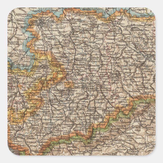 Adesivo Quadrado Saxónia (Frente)