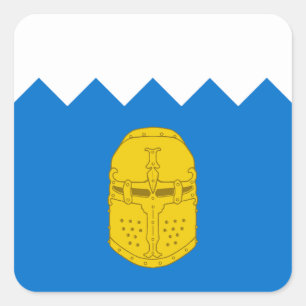 Adesivo Quadrado SCA Bronzehelm Populace Crachá Sticker