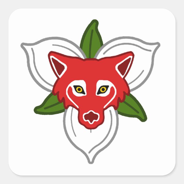 Adesivo Quadrado SCA Ealdormere Populace Crachá Sticker (Frente)