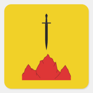 Adesivo Quadrado SCA Isenfir Populace Crachá