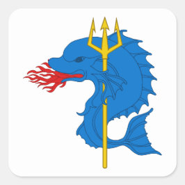 Adesivo Quadrado SCA Krae Glas Populace Crachá Square Sticker