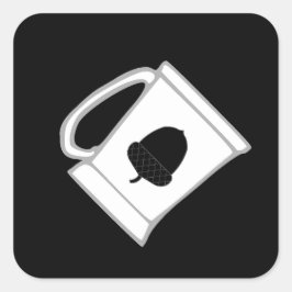 Adesivo Quadrado SCA Mugmort Populace Crachá Square Sticker
