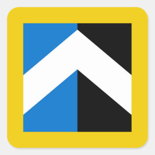 Adesivo Quadrado SCA Nordmark Populace Crachá Sticker