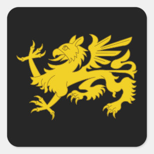 Adesivo Quadrado SCA Northshield Crachá Populace Sticker