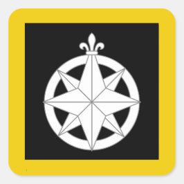 Adesivo Quadrado SCA Northshield Crachá Populace Sticker