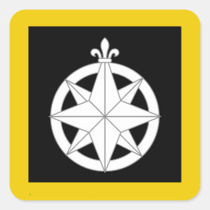 Adesivo Quadrado SCA Northshield Crachá Populace Sticker