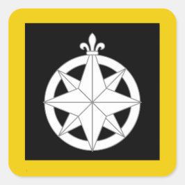 Adesivo Quadrado SCA Northshield Crachá Populace Sticker