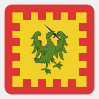 Adesivo Quadrado SCA Saint Christina Populace Badge Square Sticker