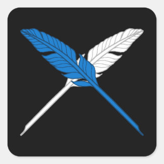 Adesivo Quadrado SCA Saint Monica Populace Badge Square Sticker