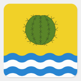 Adesivo Quadrado SCA Sandeshend Populace Crachá