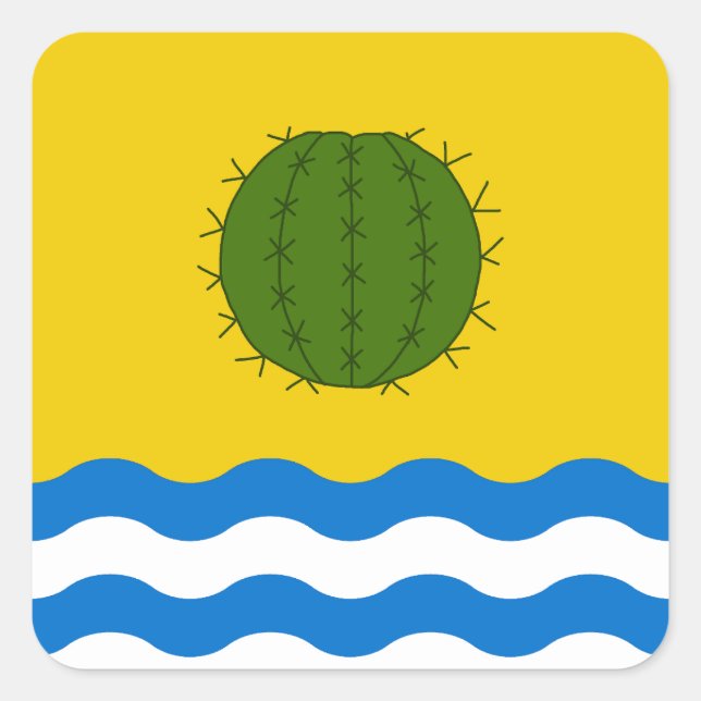 Adesivo Quadrado SCA Sandeshend Populace Crachá (Frente)