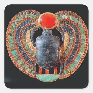 Adesivo Quadrado Scarab, do túmulo de Tutankhamun