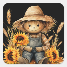 Adesivo Quadrado Scarecrow Apron