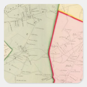 Adesivo Quadrado Scarsdale, White Plains, New York