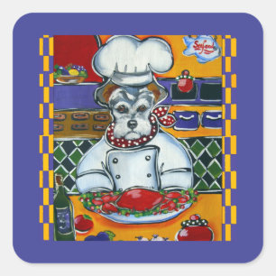 ADESIVO QUADRADO SCHNAUZER