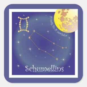 Adesivo Quadrado Schumellins de 21 21 autocolantes matg fin