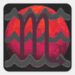 Adesivo Quadrado Scorpio