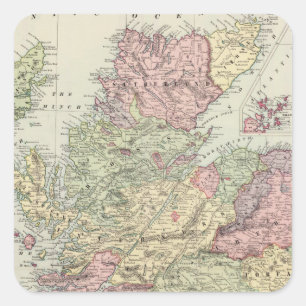 Adesivo Quadrado Scotland