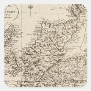 Adesivo Quadrado Scotland 10