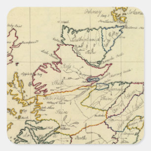 Adesivo Quadrado Scotland 11