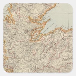 Adesivo Quadrado Scotland 13