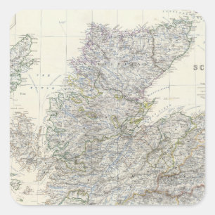 Adesivo Quadrado Scotland composto 3