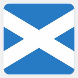 Adesivo Quadrado Scotland Flag Saltyre