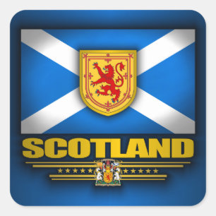 Adesivo Quadrado Scots Pride