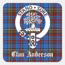 Scottish Clan Anderson Crest & Tartan
