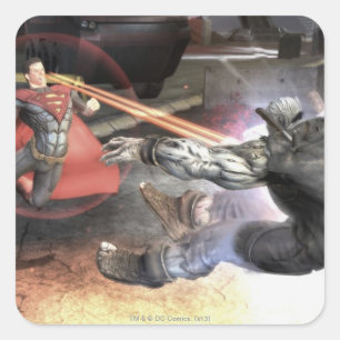 Adesivo Quadrado Screenshot: Superman contra Batman 2