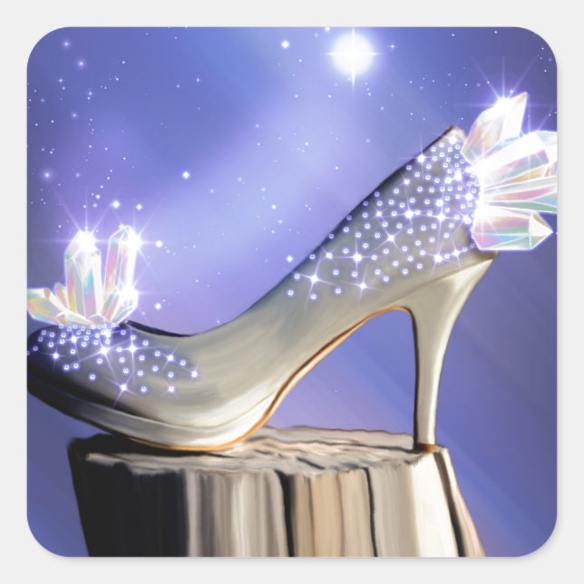 Adesivo Quadrado Se O Calçado Ajustado (Frente)