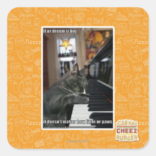 Adesivo Quadrado Se o nosso sonho é grande