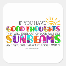 Adesivo Quadrado Se Tiver Boas Ideias Eles Irão Brilhar