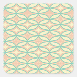 Adesivo Quadrado  Seamless geometric pattern in diamond shapes 