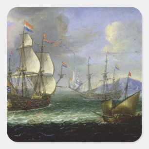 Adesivo Quadrado Seascape