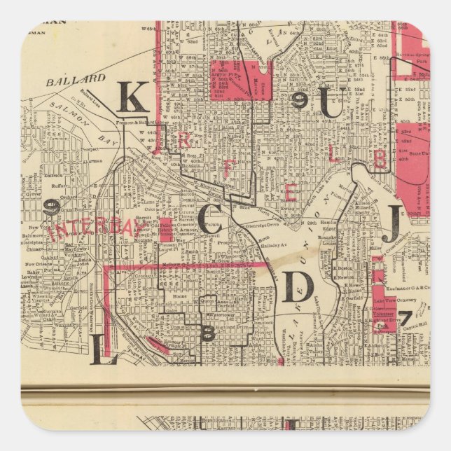 Adesivo Quadrado Seattle (Frente)