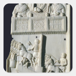 Adesivo Quadrado Seção de um díptico