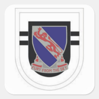 ADESIVO QUADRADO SEGUNDO BATTALION 508TH INFANTRY FLASH/DUI STICKER