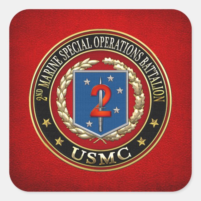 Adesivo Quadrado segundo MSOB [3D] (Frente)