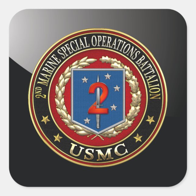 Adesivo Quadrado segundo MSOB [3D] (Frente)