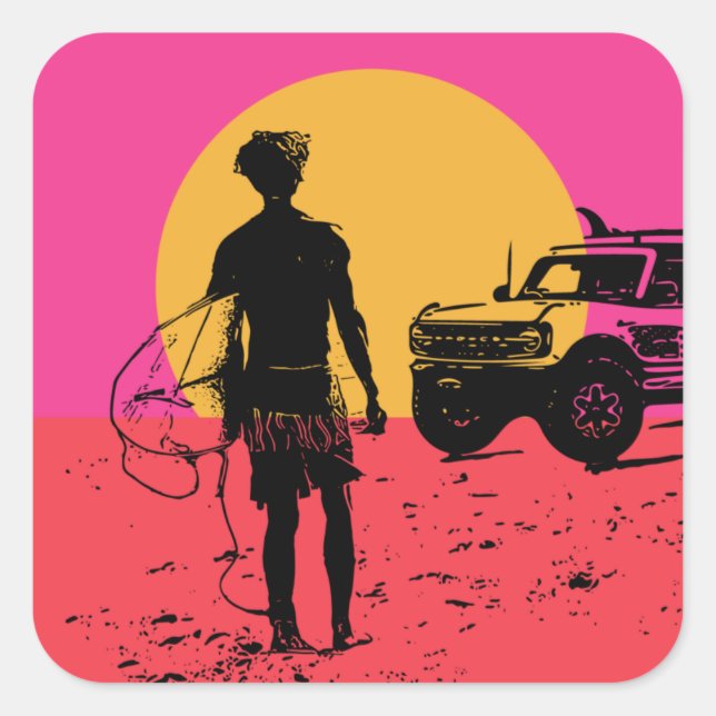 Adesivo Quadrado Segure a sua bolsa (Frente)