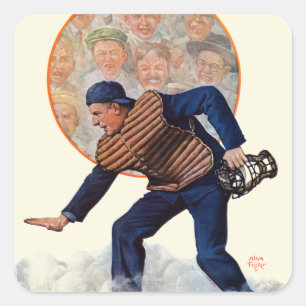 Adesivo Quadrado Seguro no Prato