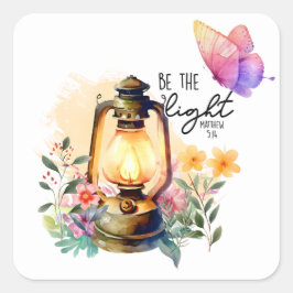 Adesivo Quadrado Seja a Luz
