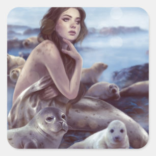 Adesivo Quadrado Selkie