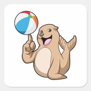 Adesivo Quadrado Selo Água Polo