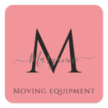 Selo de Envelope Personalizado Girly Pink