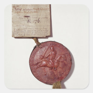 Adesivo Quadrado Selo do Rei Richard I