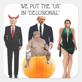 Adesivo Quadrado Selos De Envelope Delusional