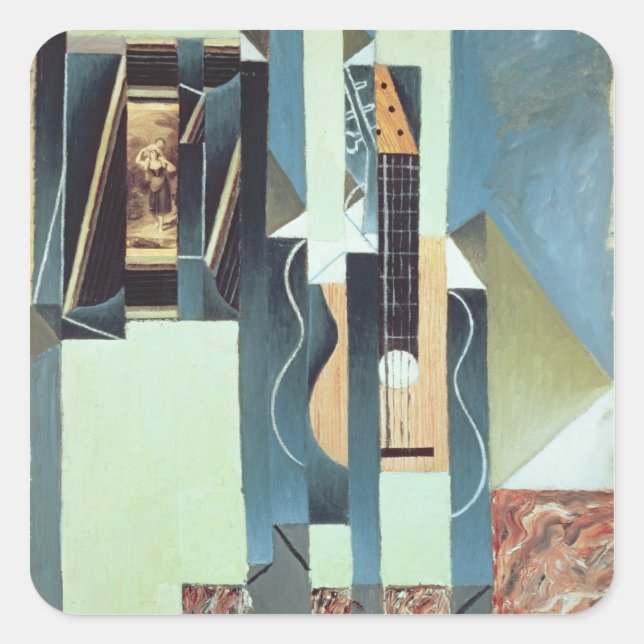 Adesivo Quadrado Sem título (óleo na canvas) (Frente)